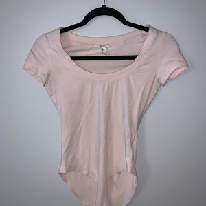 💖 Light pink t-shirt bodysuit